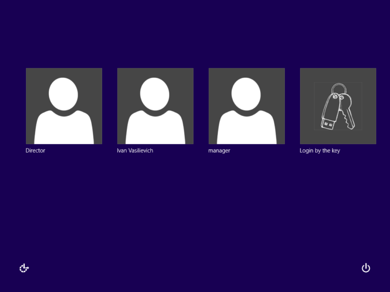 Welcome screen Windows 8.