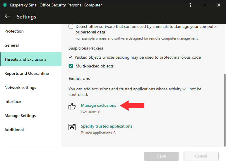 How to protect StaffCounter application from Kaspersky antivirus -