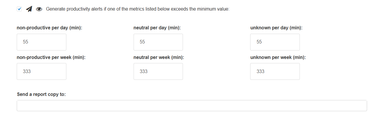StaffCounter violation configuration